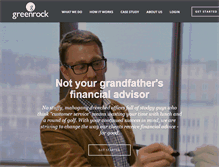 Tablet Screenshot of greenrockwealth.com